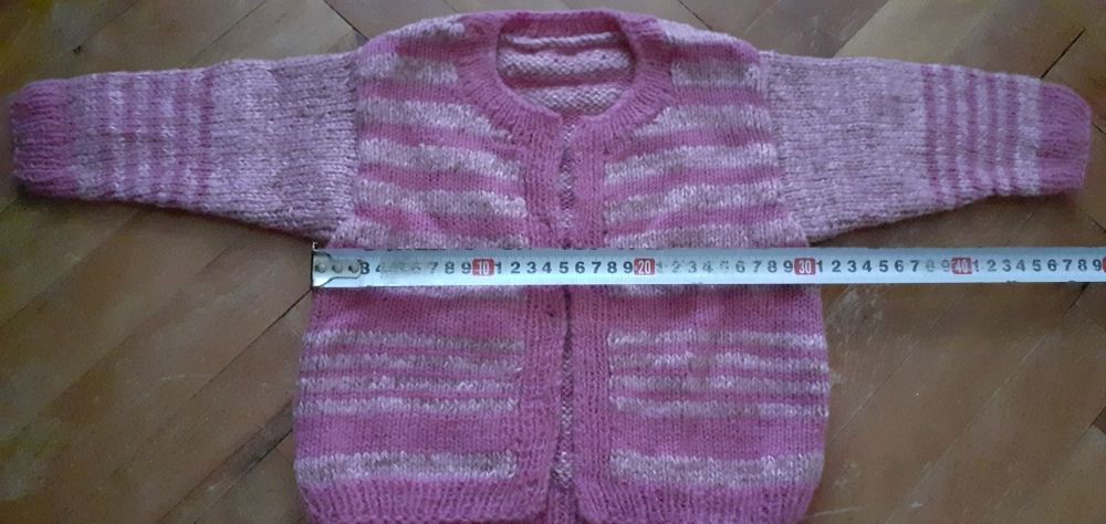 Нови ръчно плетени зимни вълнени блузи, елек детски вълнени чорапи