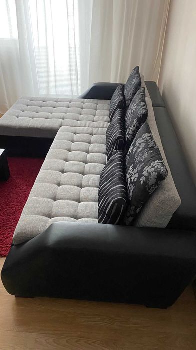 Coltar (canapea) extensibil cu masuta - pret fix