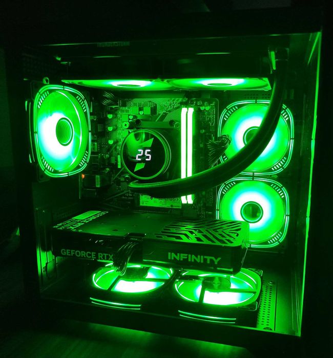 NOU-UNITATE PC SistemGAMING,AMD Ryzen 7 5700,32gb DDR4,RTX 5060,ssd1TB