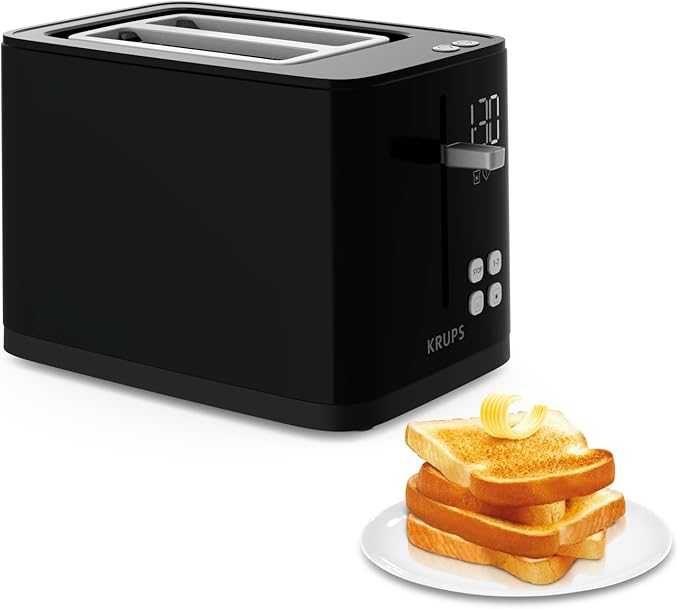 Krups KH6418 Smart'n Light Тостер за 2 филийки с дигитален дисплей