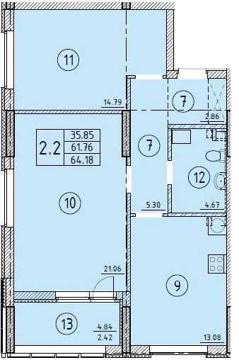 Квартиры ЖК SED SITY (ДСР)