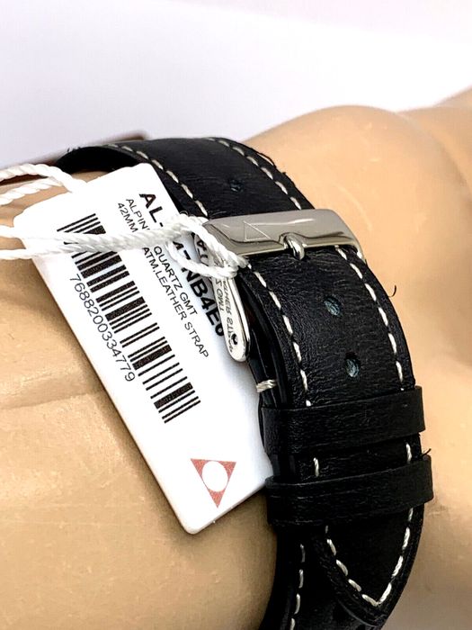 Швейцарские часы Alpina, кварцевый механизм, GMT