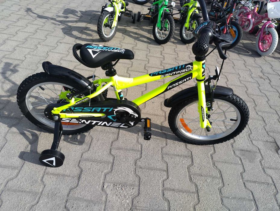 PASSATI Алуминиев велосипед 16" SENTINEL жълт