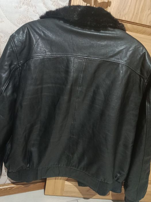 Куртка зимнии кожа