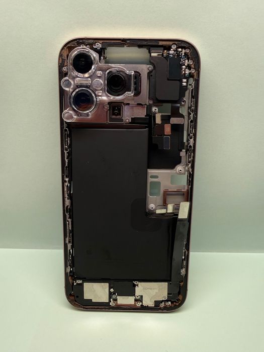 iPhone 16 Pro Max Desert gold rama carcasa mijloc camera baterie