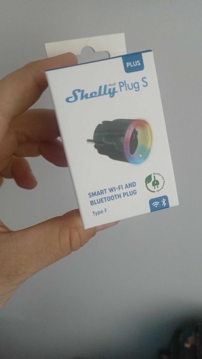 Shelly Plus Plug S - Smart Wi-Fi Bluetooth Plug
