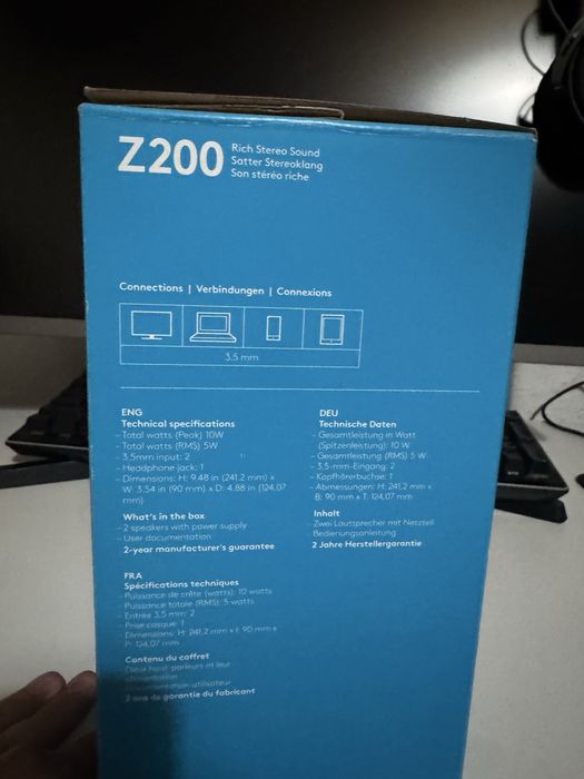 boxe logitech noi