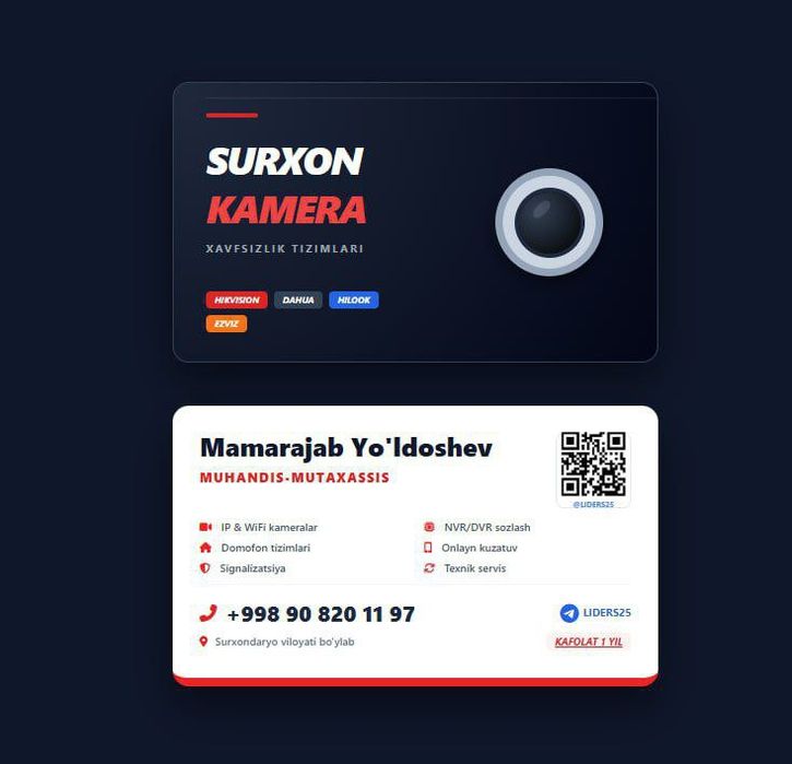 Kamerara ustanovka Surxandaryo