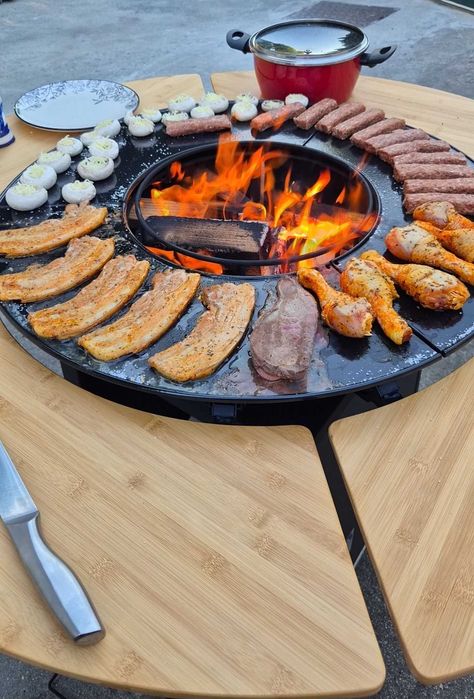 Grătar cu plita din  FONTĂ