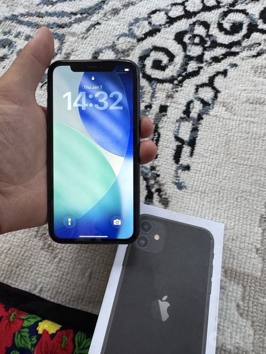iPhone 11 qora 64GB