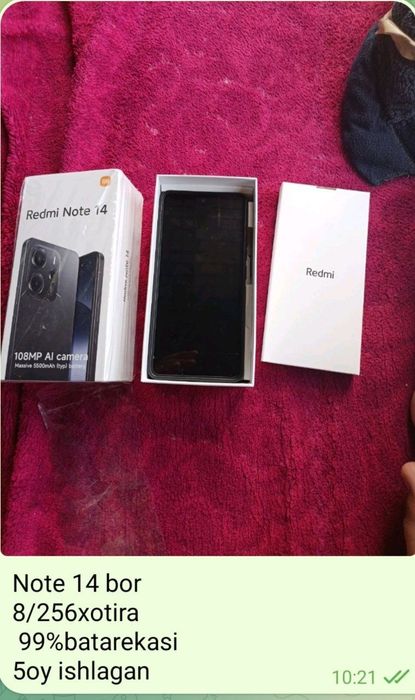 Redmi note 14 4g 8/256