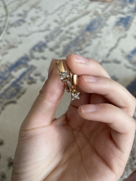 Золото Серьги 585 проба