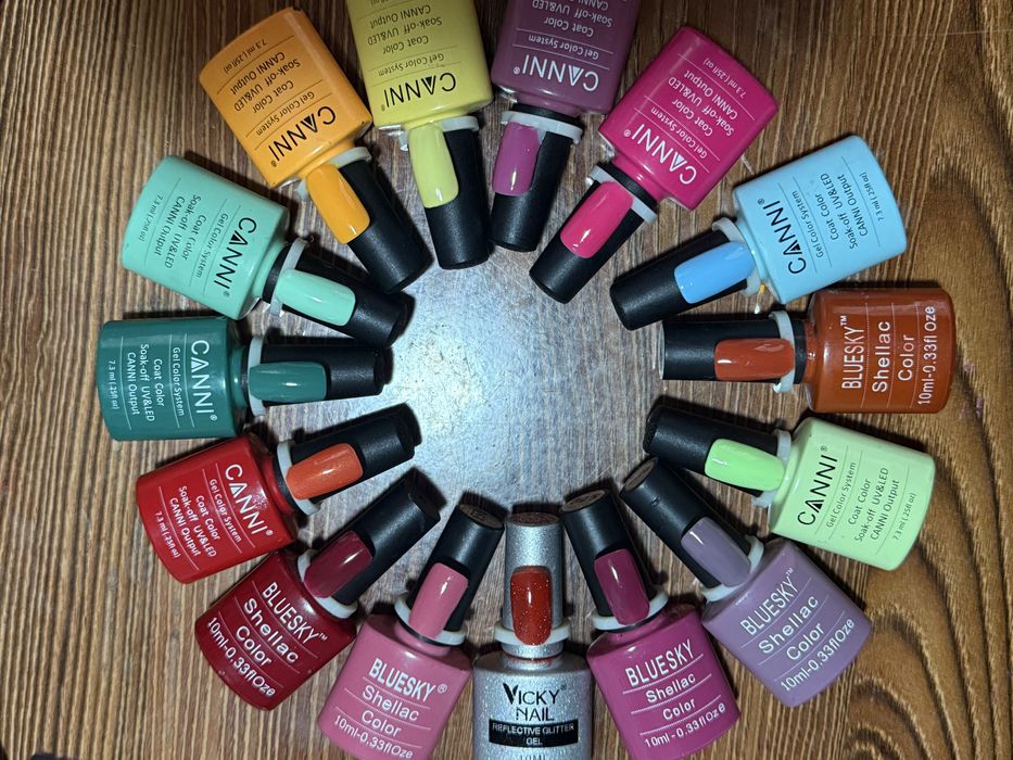 Ko’p ishlatilmagan gel laklar