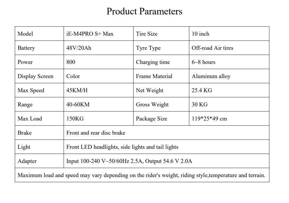 Електрически скутер/тротинетка iENYRID 800W 20AH