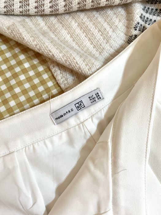 Белая юбка шорты Selfie