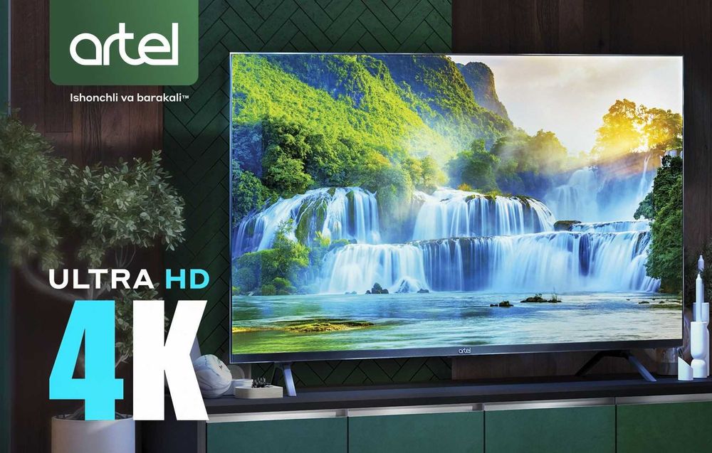 АКЦИЯ ARTEL 50PUCH010 SMART 4K без рамочный по низкой цене +Доставка!
