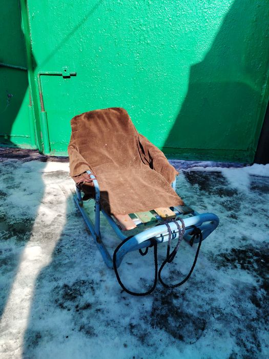 Санки металлические