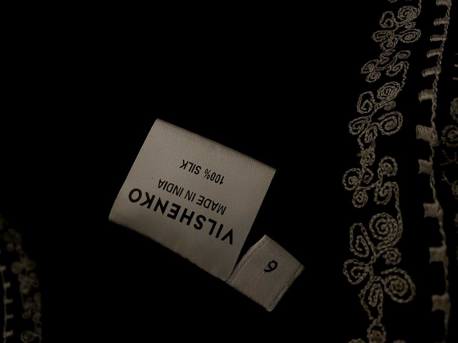 Шелковое платье вечернее Vilshenko