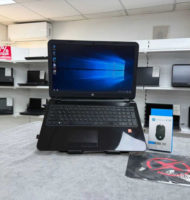 HP 15 Celeron/ОЗУ4/Hdd 500/бюджетный ноутбук для офиса