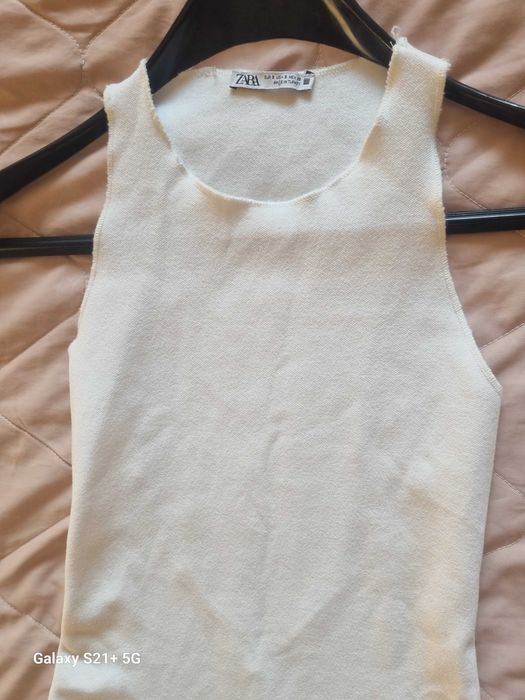 Рокля Zara-дълга бяла