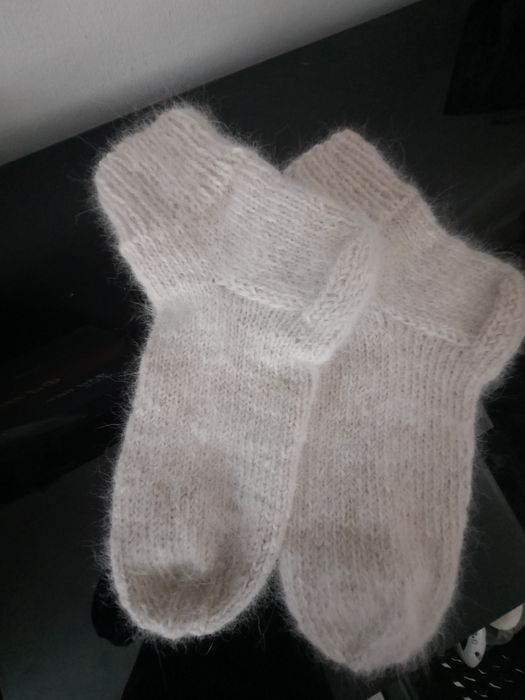 Носки варежки  из собачьей шерсти