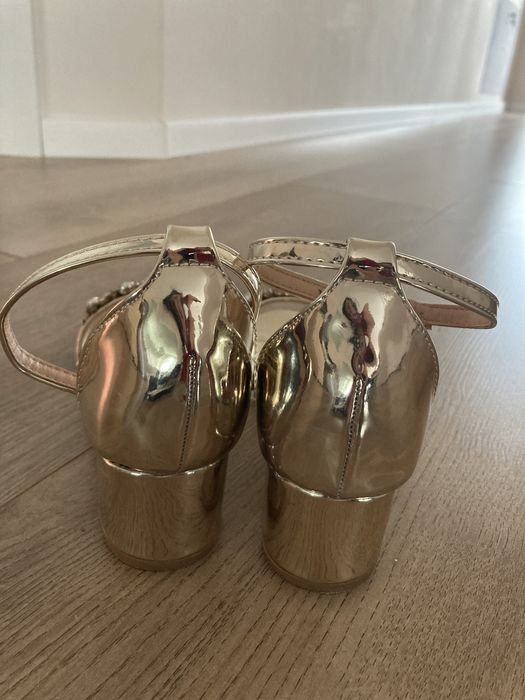 Sandale dama Sergio Todzi aurii, marimea 37