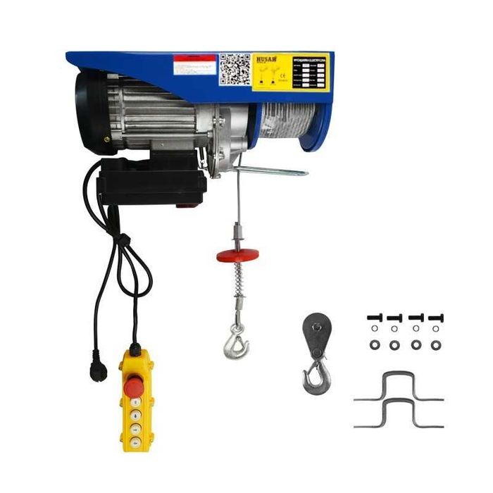 Macara,palan,electropalan, troliu electric  HUSAR 500-990kg,18m cablu, la 230V