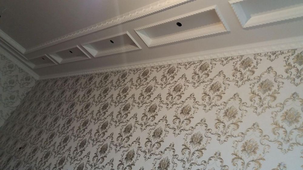 Ремонт евро ховли квартиру маляр  краска обой ламинат