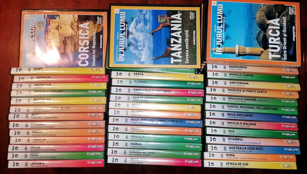 DVD FILME Documentare DeAgostini Călătorii fascinante În jurul lumii