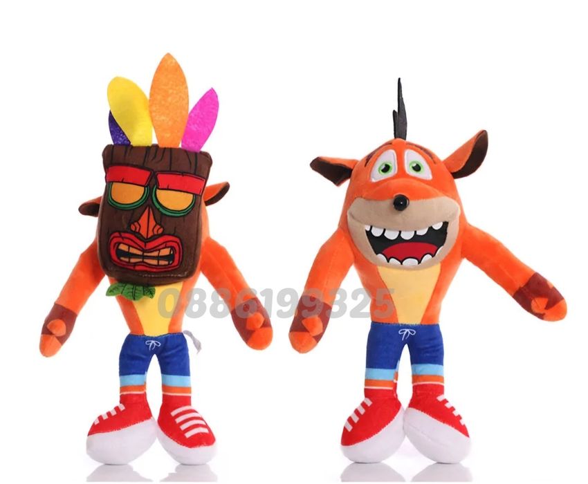 Плюшена играчка Mr. Crash Bandicoot Бандикут плюшени играчки
