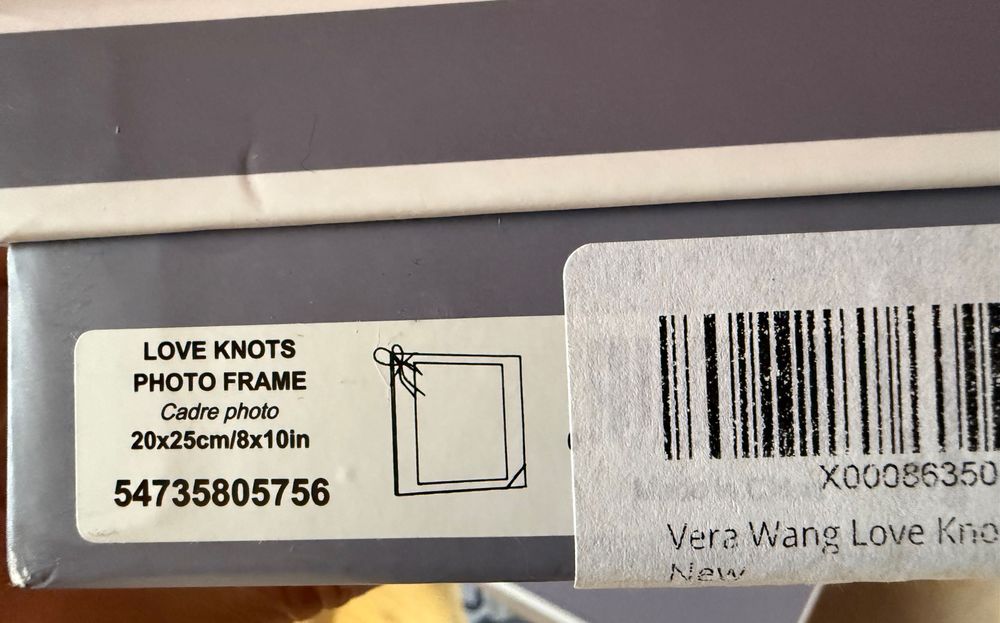 Рамка за снимка и тост чаши Vera Wang Wedgwood