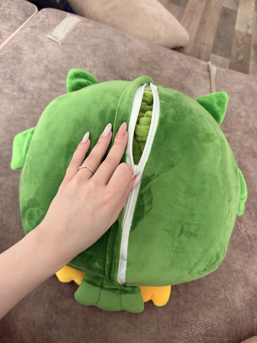 Мягкая игрушка сова с пледом