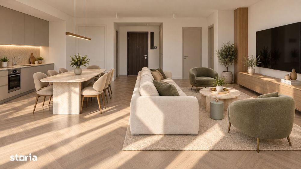 Apartament 3 camere Pipera | 109,60 mp | Balcon 15,90 mp | Etaj 7
