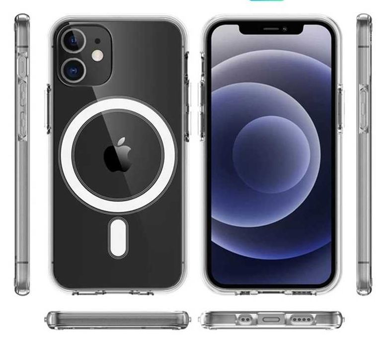 Husa silicon magnetică compatibil Iphone 12 ; 12 Pro ; 12 Pro Max