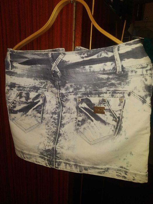 Юбка мини джинсовая новая