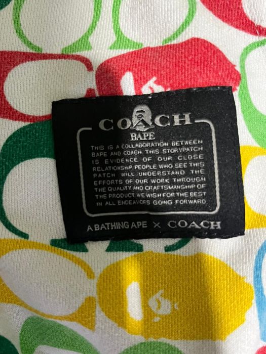 bape x coach shark zip-hoodie