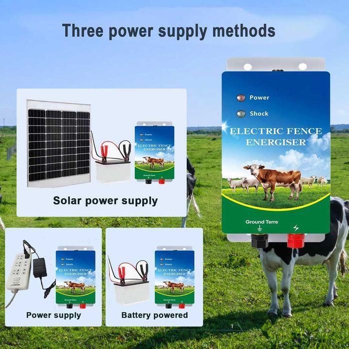 Gard electric, gard pentru fermă pentru, pentru oi, bovine, cai