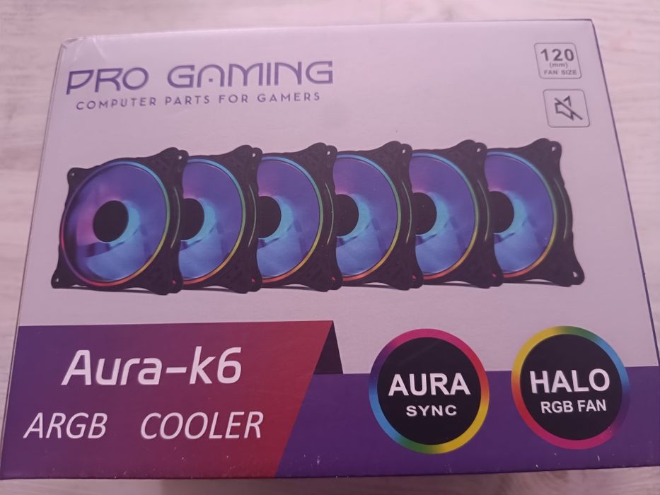 Set 6 ventilatoare Pro Gaming AURA-K6