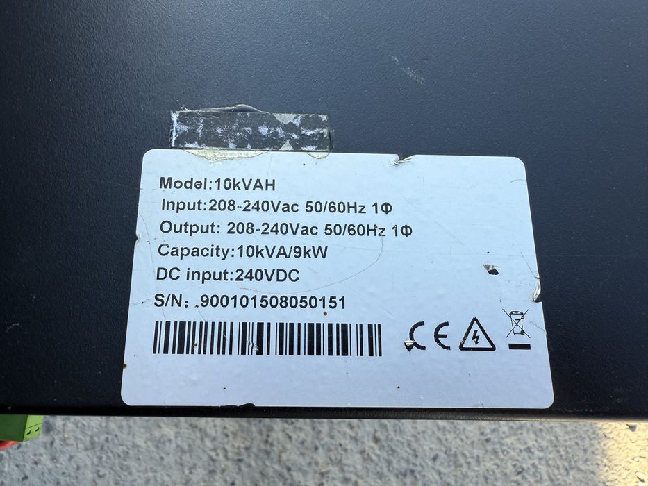 * AVT UPS источник безперебойного питания 10kVAH без аккумуляторный