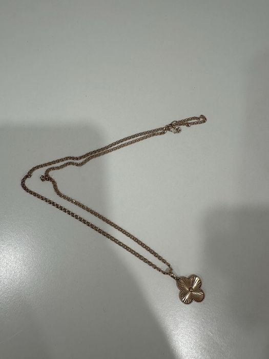 Van Cleef цепочка и кулон 585
