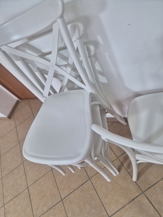 Стулья кухонные гостевые белые кантри