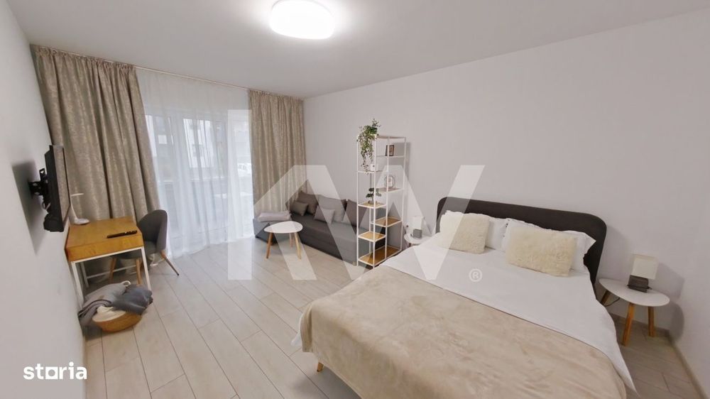 Garsoniera moderna, 39 mp + terasa, parcare inclusa – Avantgarden, c