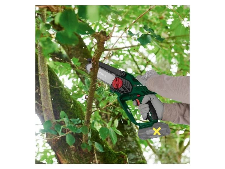 PARKSIDE Акумулаторен верижен трион 20V, Парксайд резачка за клони 20V
