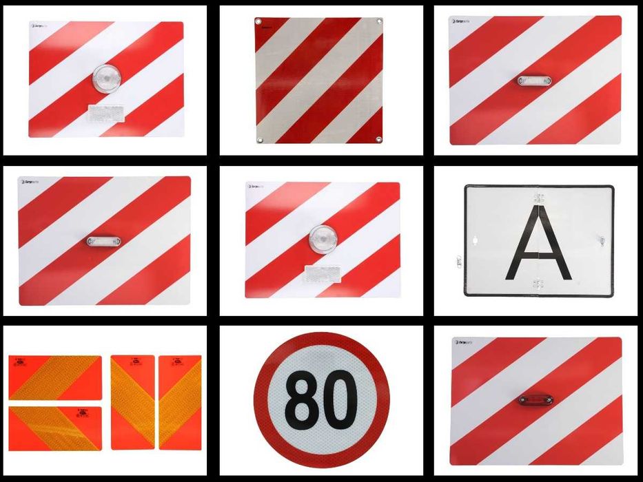 Обозначителни табели и стикери за камион