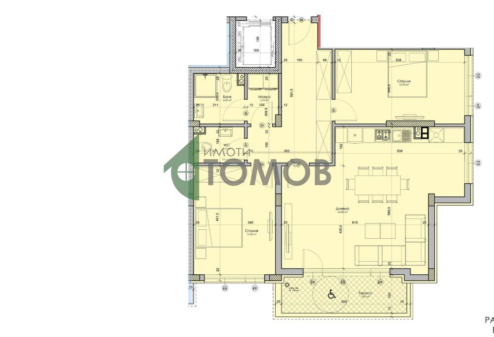Просторен тристаен апартамент в кв. Железник-запад- БЕЗ КОМИСИОННА