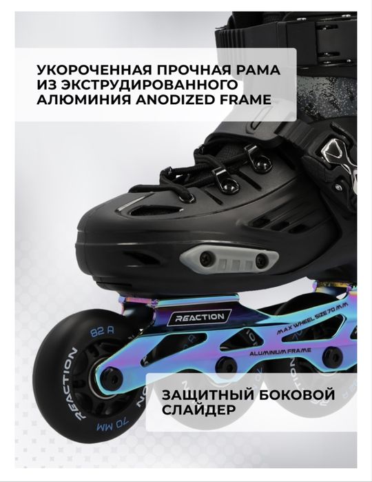 Роликовые коньки Reaction 32-35р