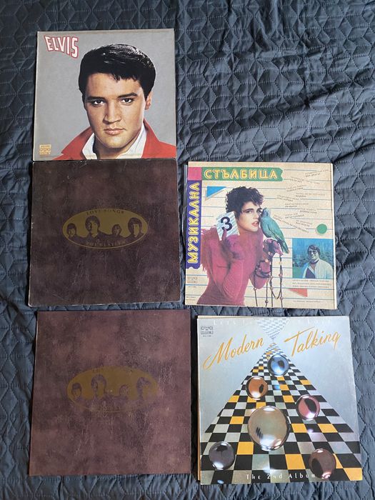 Грамофонни музикални плочи албуми ретро