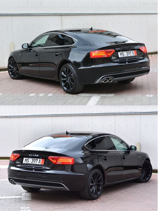 Audi A5 S line individual 2.0d 190cp Eur6 Ventilație Garanție Led navi
