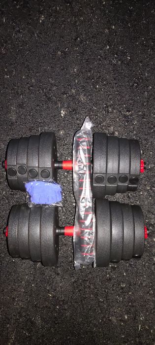 набор гантелей 30 кг общий вес