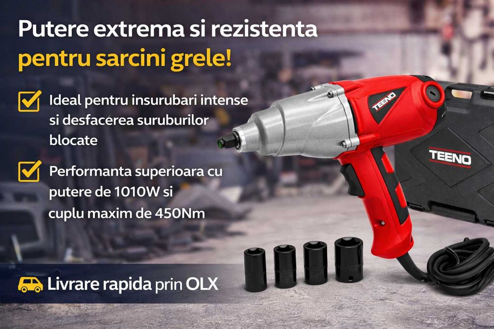 Masina de isurubuat CU IMPACT 1010W 450Nm TEENO